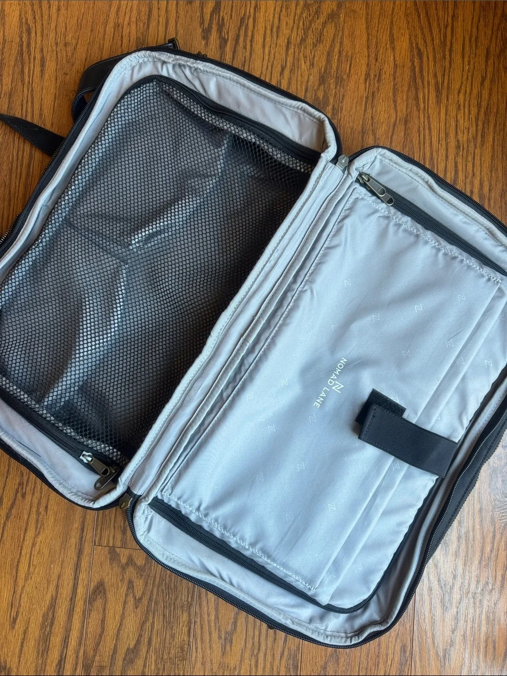 Nomad Lane Black Bento Travel Laptop Briefcase Carryon - Picture 6 of 8